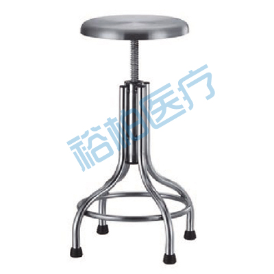 不锈钢螺杆圆椅 QY-663